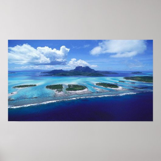 Tropisch eiland poster (Voorkant)