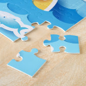 Tropisch eiland, puzzel (Zijkant)