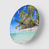 Tropisch eiland ronde klok (Hoek)