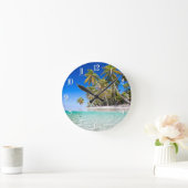 Tropisch eiland ronde klok (Huis)