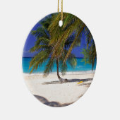 Tropisch eiland Seven Mile Grand Cayman Keramisch Ornament (Rechts)