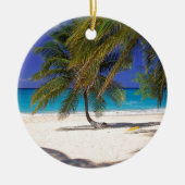 Tropisch eiland Seven Mile Grand Cayman Keramisch Ornament (Voorkant)