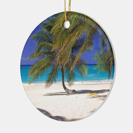 Tropisch eiland Seven Mile Grand Cayman Keramisch Ornament (Links)