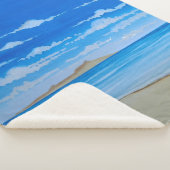 Tropisch eiland sherpa deken (3/4)