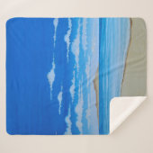 Tropisch eiland sherpa deken (Voorkant (horizontaal))