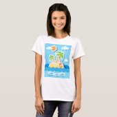 Tropisch eiland, shirt (Voorkant volledig)