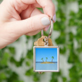 Tropisch eiland sleutelhanger (Hand)
