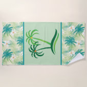 Tropisch eiland strandlaken (Voorkant)