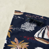 Tropisch eiland strandlaken (In situ)