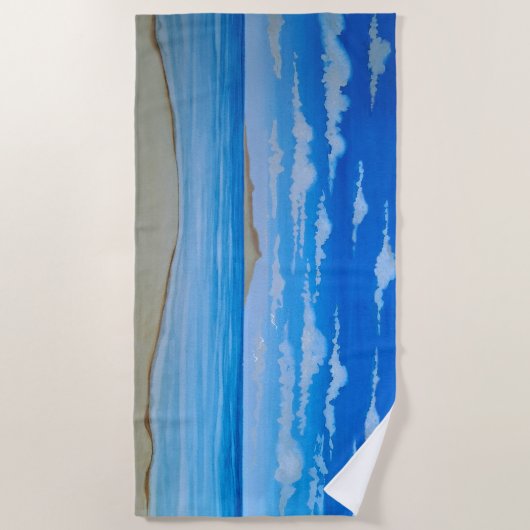 Tropisch eiland strandlaken (Voorkant)