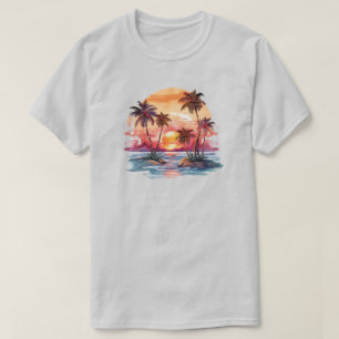 Tropisch eiland T-Shirt