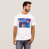 Tropisch eiland t-shirt (Voorkant volledig)
