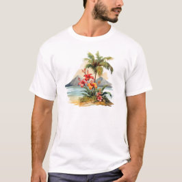 Tropisch eiland T-Shirt
