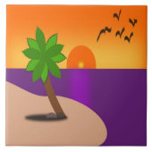 TROPISCH EILAND TEGELTJE (Voorkant)