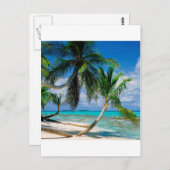 Tropisch Eiland Tepuka Tuvalu Briefkaart (Voorkant / Achterkant)