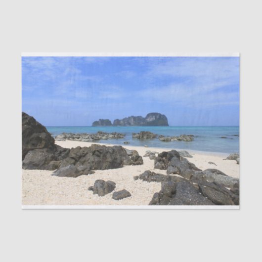 Tropisch eiland tissuepapier (Voorkant)