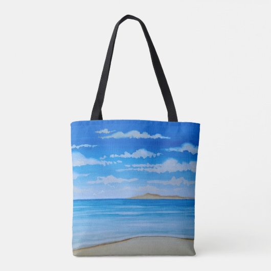Tropisch eiland tote bag (Achterkant)