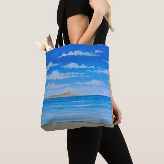 Tropisch eiland tote bag (Dichtbij)