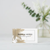 Tropisch eiland visitekaartje (Staand voorkant)