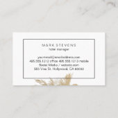 Tropisch eiland visitekaartje (Achterkant)