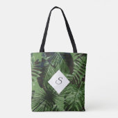 Tropisch eilandje met je Initialen Tote Bag (Achterkant)