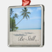 Tropisch eilandornament metalen ornament (Links)