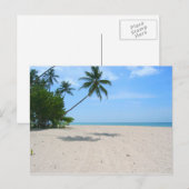 Tropisch eilandstrand, Seychellen) Briefkaart (Voorkant / Achterkant)