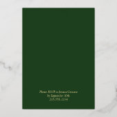 Tropisch Einde-van-een-droom Ontvangstfeest na Elo Folie Uitnodiging (Achterkant)