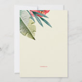 Tropisch Eindexamenfeest Kaart (Achterkant)