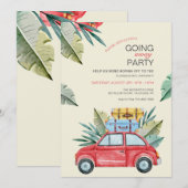 Tropisch Einfeest voor Afstuderenden Kaart (Voorkant / Achterkant)