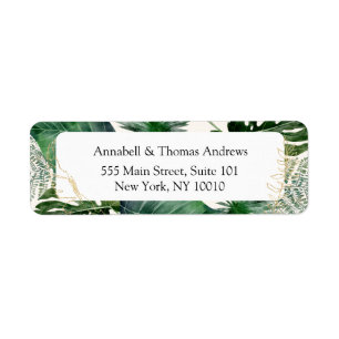 Tropisch Elegant Plant Trending Wedding Etiket