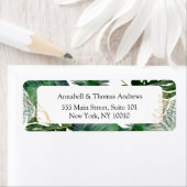 Tropisch Elegant Plant Trending Wedding Etiket (Insitu)