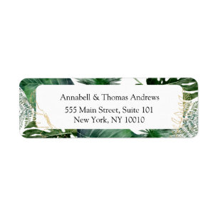 Tropisch Elegant Plant Trending Wedding Etiket