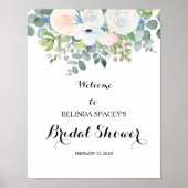 Tropisch Eucalyptus Greenery Vrijgezellenfeest Wel Poster (Voorkant)