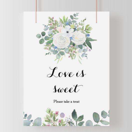 Tropisch Eucalyptus Groene Liefde is Zoet Poster