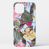 tropisch, exotisch bloembehang Case-Mate iPhone case (Achterkant)