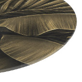 Tropisch Exotisch: Grunge Golden Natuur Snijplank (Hoek)