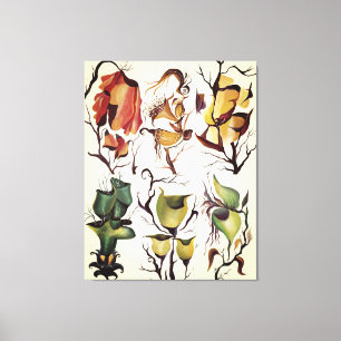 Tropisch exotisch Oerwoud Zelden voorkomende Water Canvas Afdruk