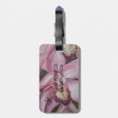 TROPISCH EXOTISCH OF GEPERSONALISEERD BAGAGELABEL (Achterkant verticaal)