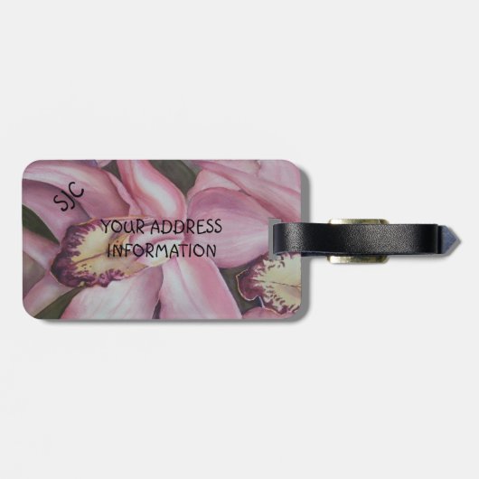 TROPISCH EXOTISCH OF GEPERSONALISEERD BAGAGELABEL (Achterkant horizontaal)