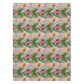 Tropisch, , exotisch, zomer, vogels, bloemen tafelkleed (Voorkant)