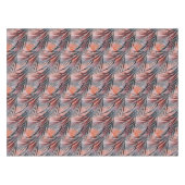 Tropisch exotische palmplank laat Surreëel patroon Tafelkleed (Voorkant (Horizontaal))