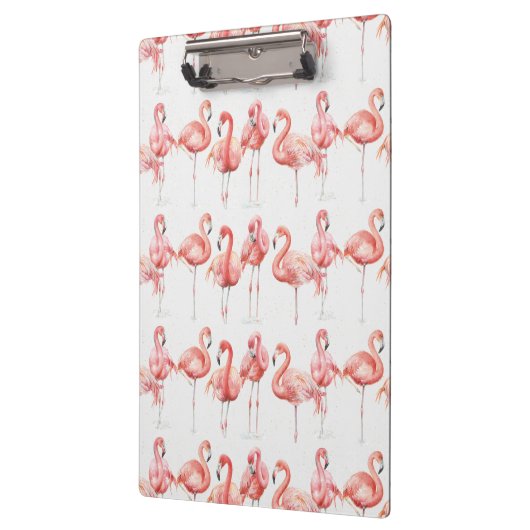 Tropisch | Familie van Flamingos Klembord (Links)