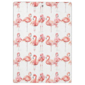 Tropisch | Familie van Flamingos Klembord (Achterkant)