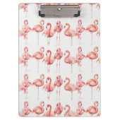 Tropisch | Familie van Flamingos Klembord (Voorkant)