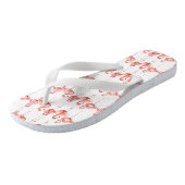 Tropisch | Familie van Flamingos Teenslippers (Schuin)