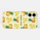 Tropisch Feelin Pine iPhone 16 Hoesje (Achterkant horizontaal)