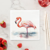 Tropisch Feest Flamingo Servet (Insitu)
