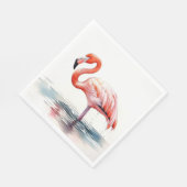 Tropisch Feest Flamingo Servet (Hoek)