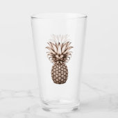 Tropisch feest met ananas glas (Voorkant)